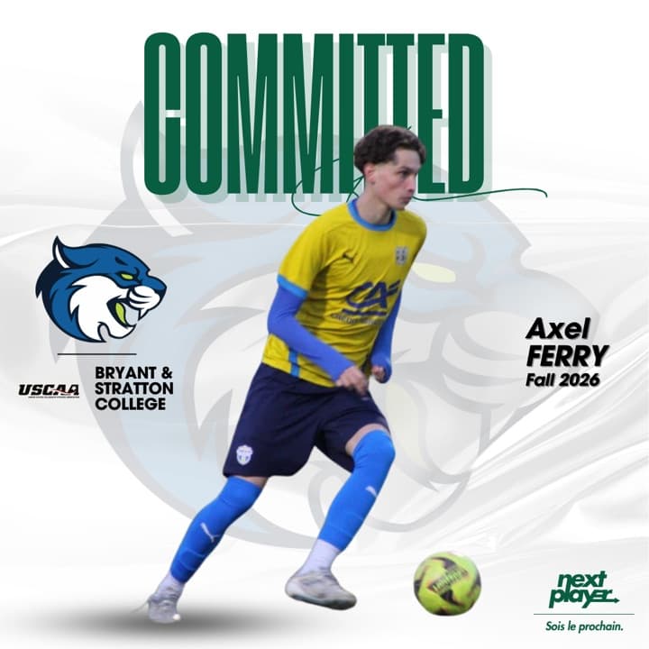 Axel Ferry s'engage avec Bryant & Stratton College (USCAA)