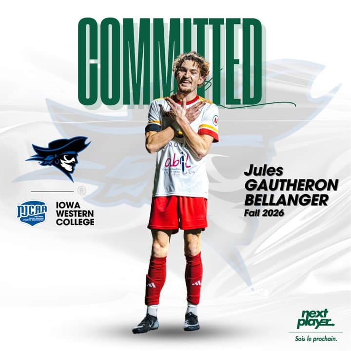 Jules Gautheron Bellanger s'engage avec Iowa Western College (NJCAA)