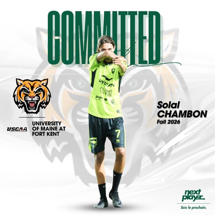 Solal Chambon s'engage avec University of Maine at Fort Kent (USCAA)