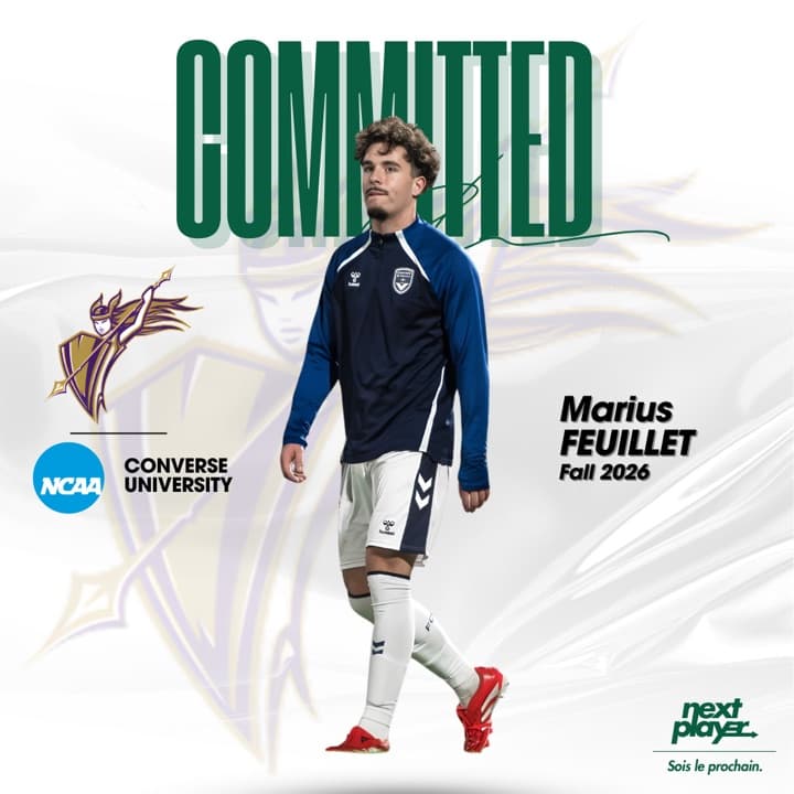 Marius Feuillet s'engage avec Converse University (NCAA)