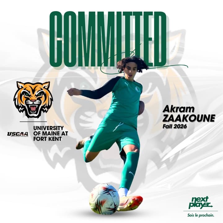 Akram Zaakoune s'engage avec University of Maine at Fort Kent (USCAA)