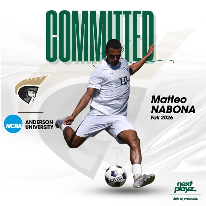 Matteo Nabona s'engage avec Anderson University (NCAA)